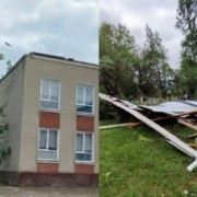 foto furtuna a pus stapanire si pe o scoala din ribnita acoperisul institutiei a fost aruncat e65fbbb