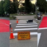 foto noi marcaje rutiere aplicate in chisinau ce presupun covoarele rosii 65d4421