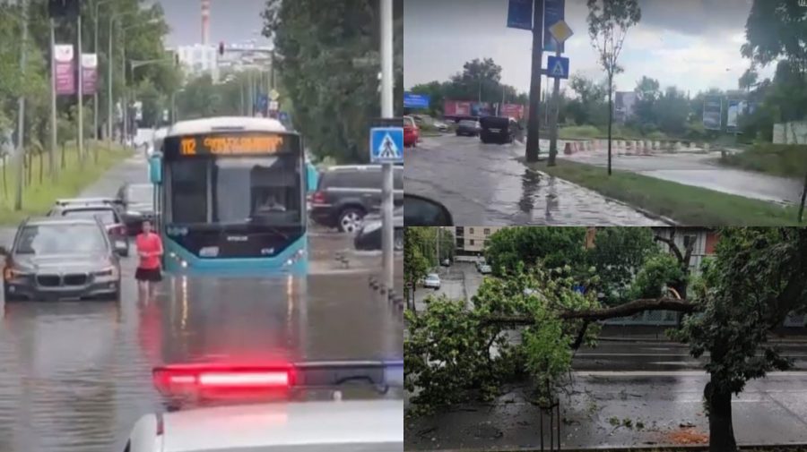FOTO, VIDEO Și Bucureștiul a fost inundat după furtună! Într-o oră a plouat cât pentru două săptămâni