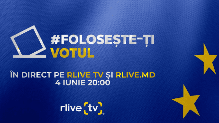 Tu decizi viitorul UE! Urmărește pe RLIVE TV și rlive.md dezbaterea electorală în Moldova pentru europarlamentare
