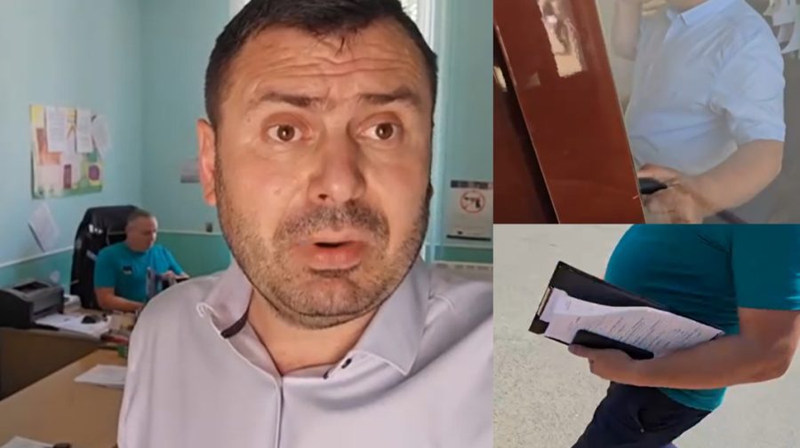 VIDEO Costiuc a ajuns la Poliție, după ce a dat ochii cu Recean, la Ștefan Vodă. „Ieși afară, nu mă filma!”
