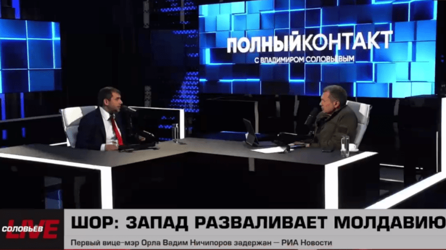 VIDEO Fugarul Șor, condamnat pentru „frauda bancară”, îi povestește propagandistului Soloviov că țara este în faliment