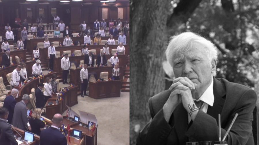 VIDEO Moment de reculegere în Parlament: Deputații au adus omagiu regretatului scriitor Spiridon Vangheli