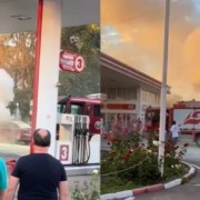 video o masina a fost cuprinsa de flacari intr o statsie peco din capitala pompierii si ambulanta la fata locului c9b7855