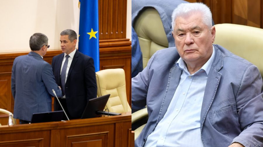 VIDEO Voronin se laudă în Parlament că a fost la fotbal cu șeful NATO. Grosu: Cum, cu ocupanții ăștia?